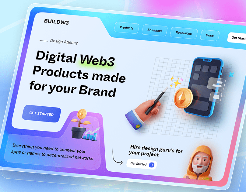 Agency Website and Landing page UI UX Design | Digital Agency | Web3 Agency | Marketing Agency | Design Agency