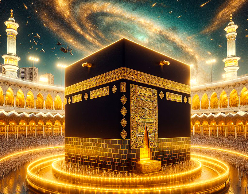 AI Generated Islamic Image with beautiful Background