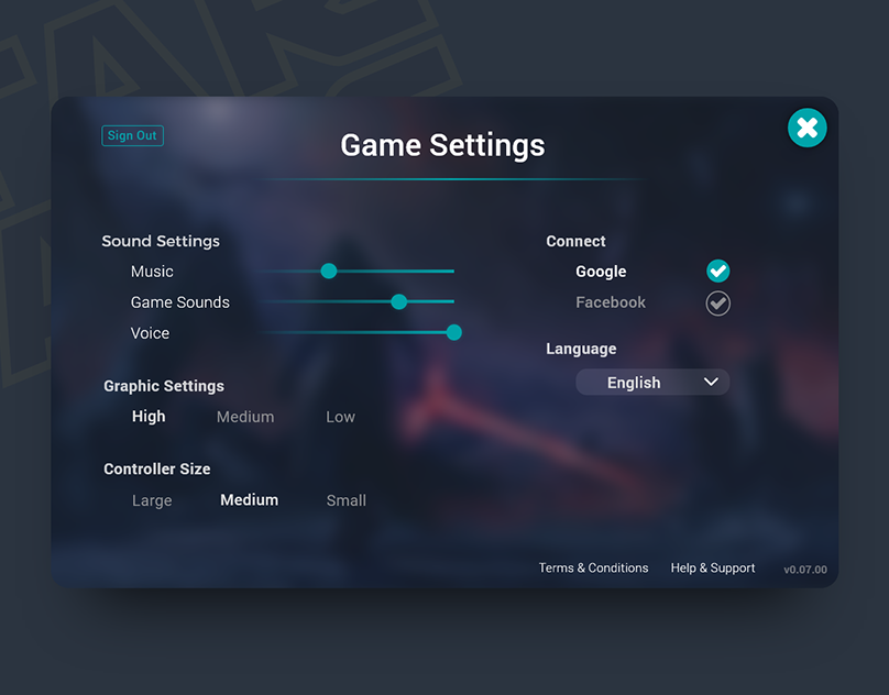 Gaming app setting. Game settings. Settings game UI. Game settings Design. Setting для игры.