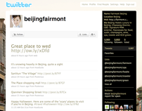 Fairmont Beijing Social Media - Twitter