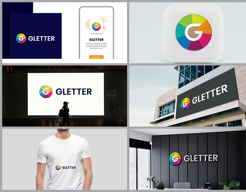 Gletter Logo Design