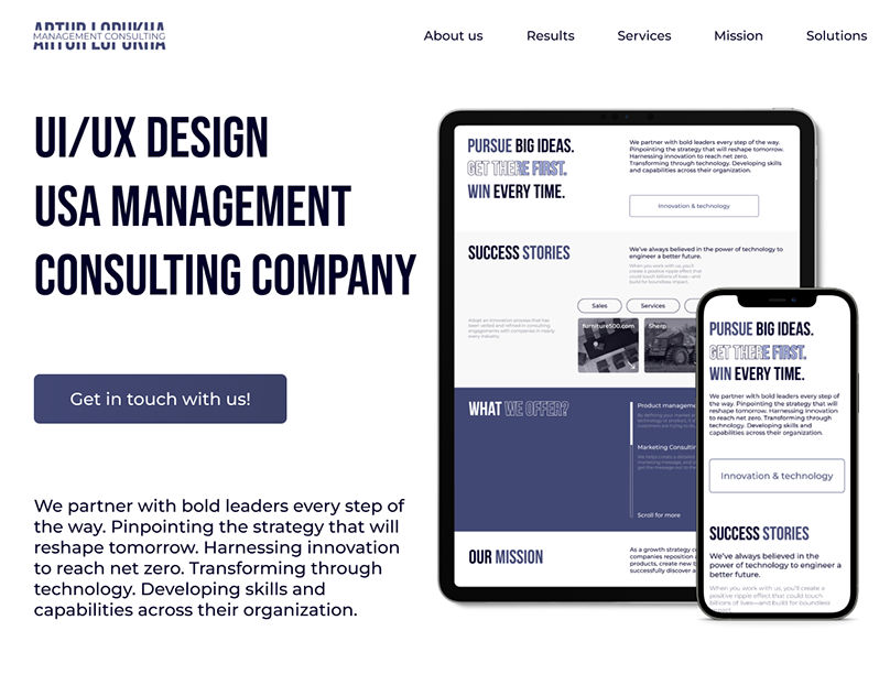 Web-design | Corporate sites, landing pages