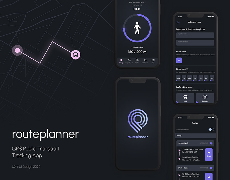 Mobile/web app design, UX/UI