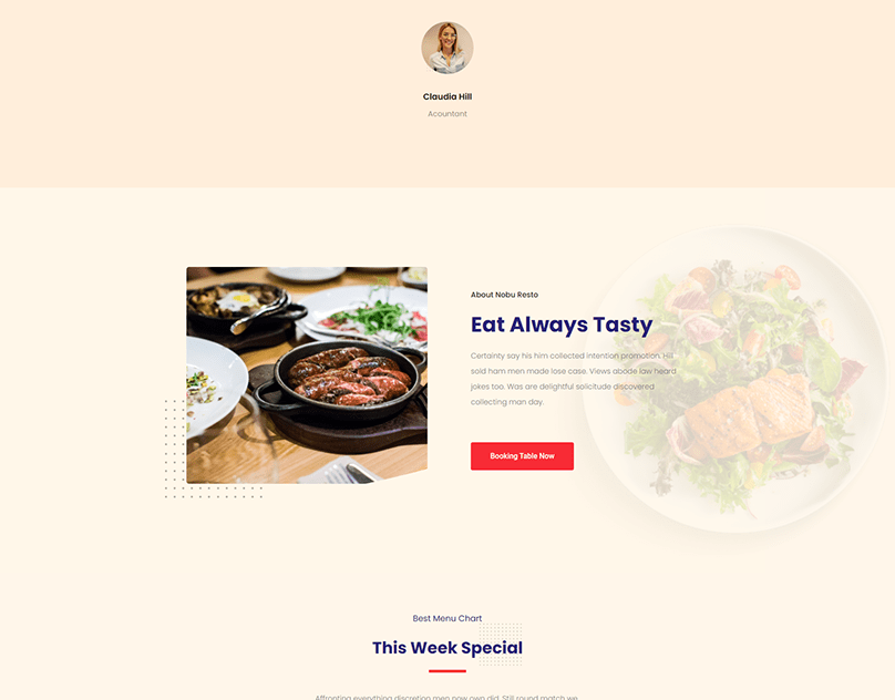 Food Odering Website 