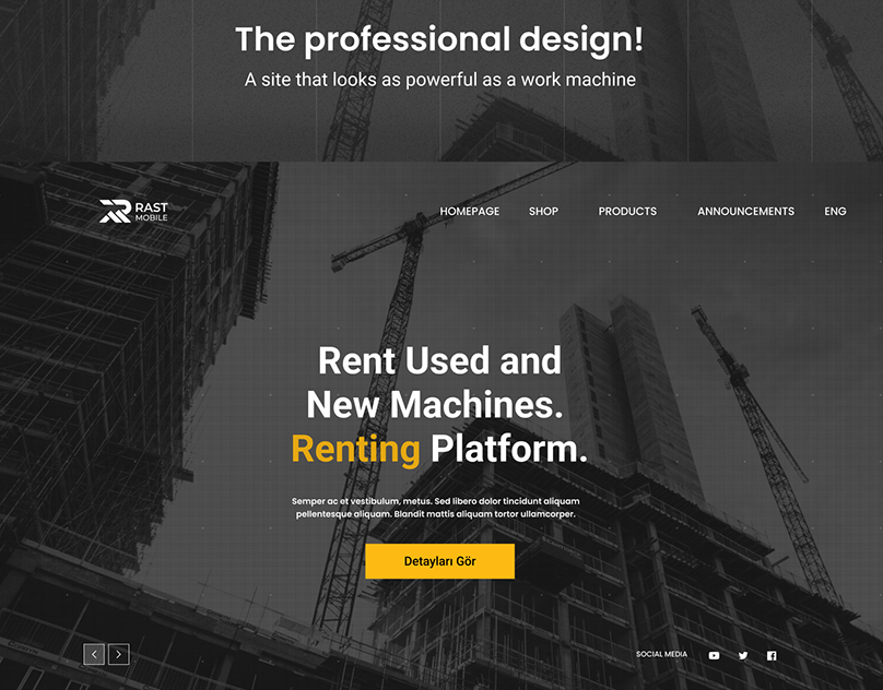  Construction Website Design and Development