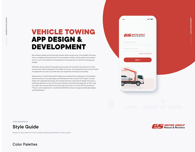 Vehicle Tracking App UI & Development