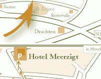 Routekaart Hotel Oostermeer
