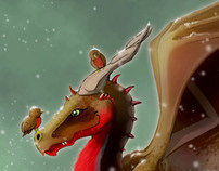 Dragon Christmas Card Project