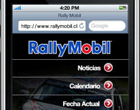 RallyMobil web site for Iphone - Ipod Touch
