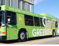 Go Greener bus wrap