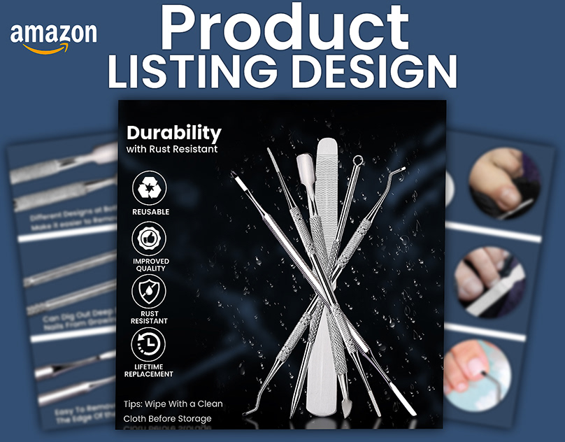 Proffesional AMAZON Listing design and product retouching 