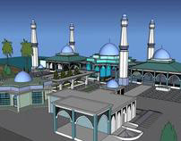 Blue Mosque in Kemasik, Terengganu
