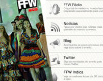 São Paulo Fashion Week App for iPhone