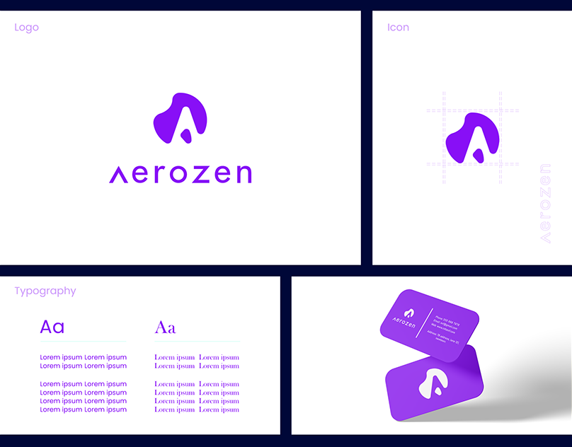 Business logo and complete brand identity