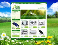 Grow Hydro - web design