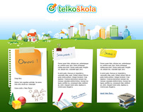 Telko school - web design