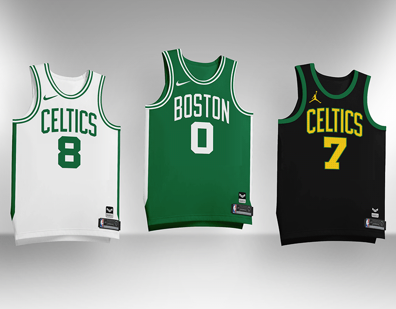 boston celtics jersey design