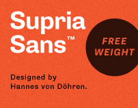 Supria Sans (Type System)