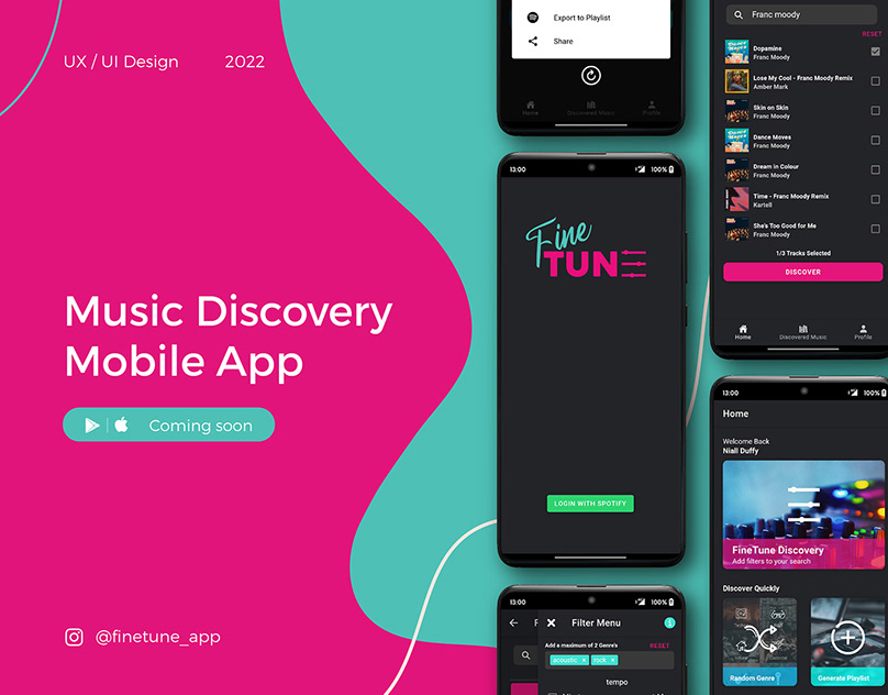 FineTune | Mobile app