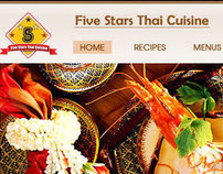 5Stars Thai Restaurant Website