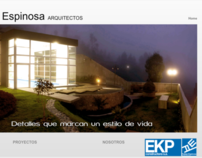 Página web de EKP Constructora