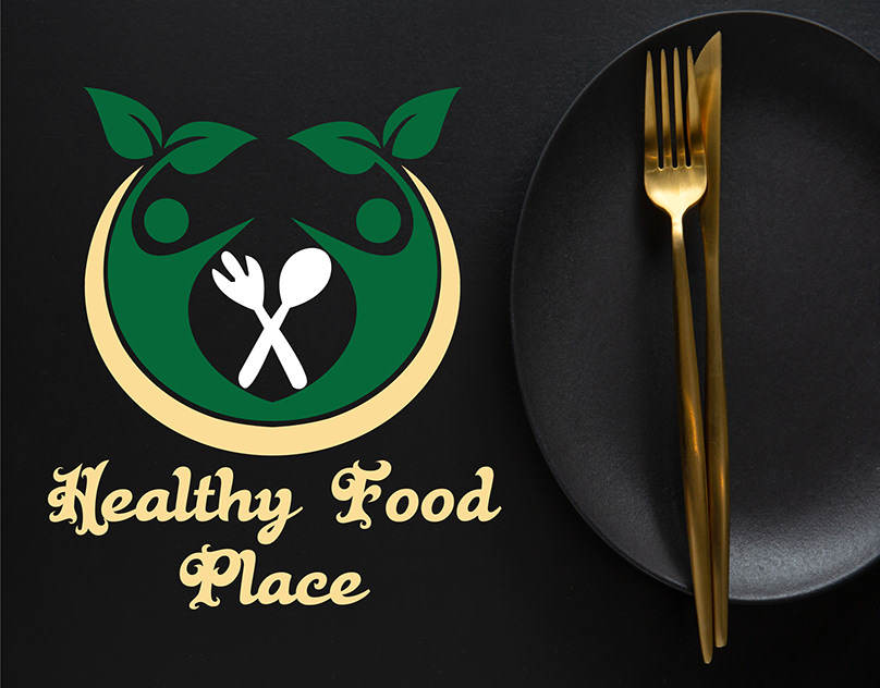 I will create modern healthy food, cafe and restaurant logo design