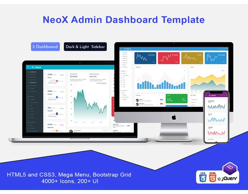 NeoX - Admin Dashboard Template