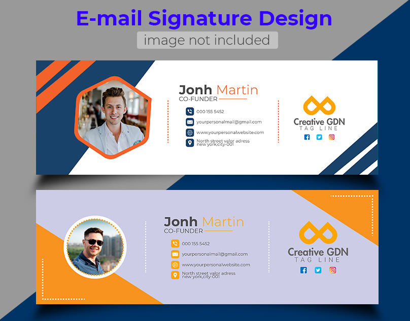 E-mail Signature template | Digital signature | E-signature