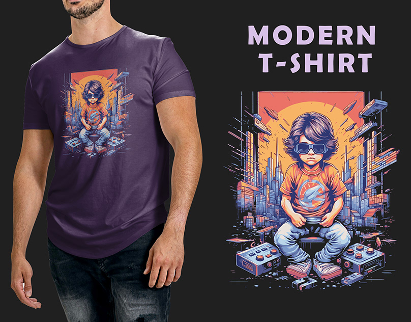 Custom Modern and Unique T-shirt Design