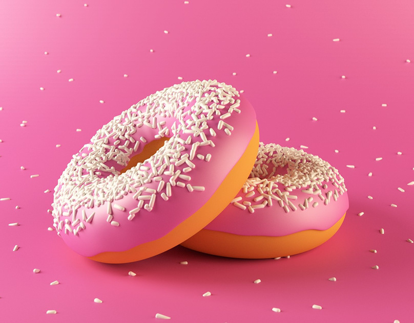 Social media donuts designs-تصميمات سوشيال ميديا دونتس