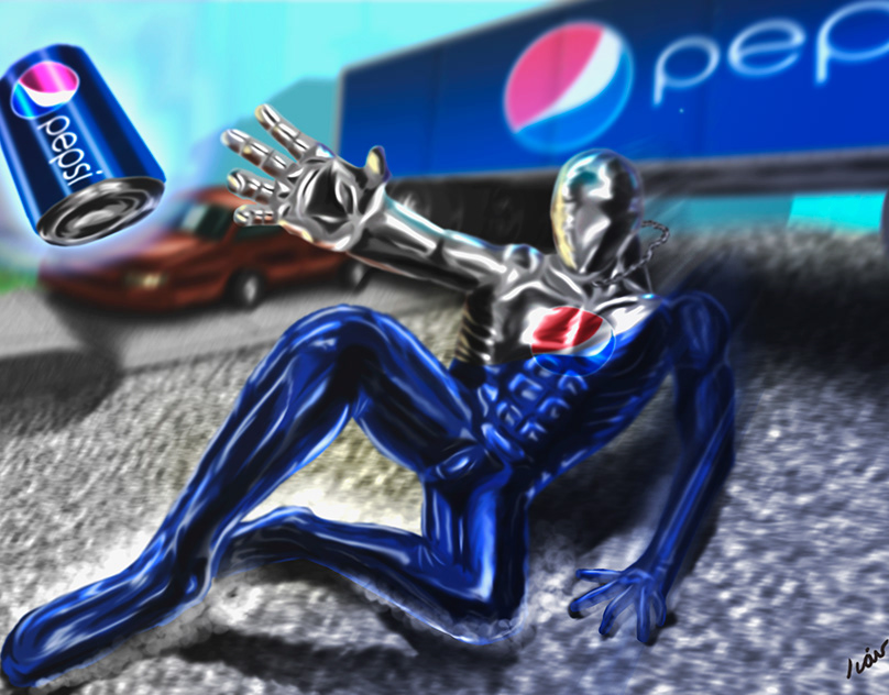 Pepsi Man.