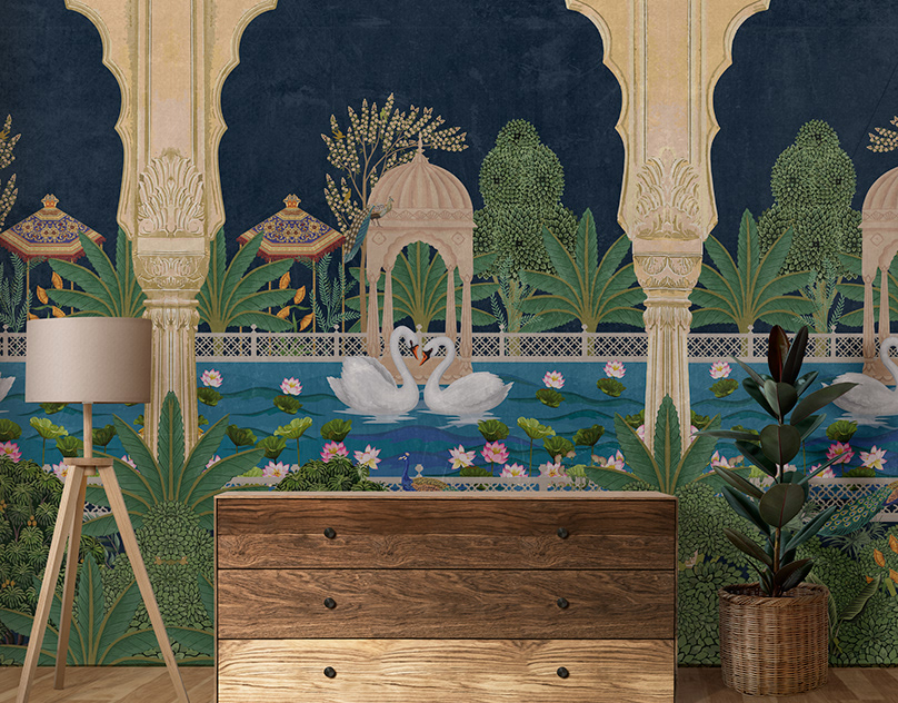 Custom Traditional Indian Wallpaper Masterpieces