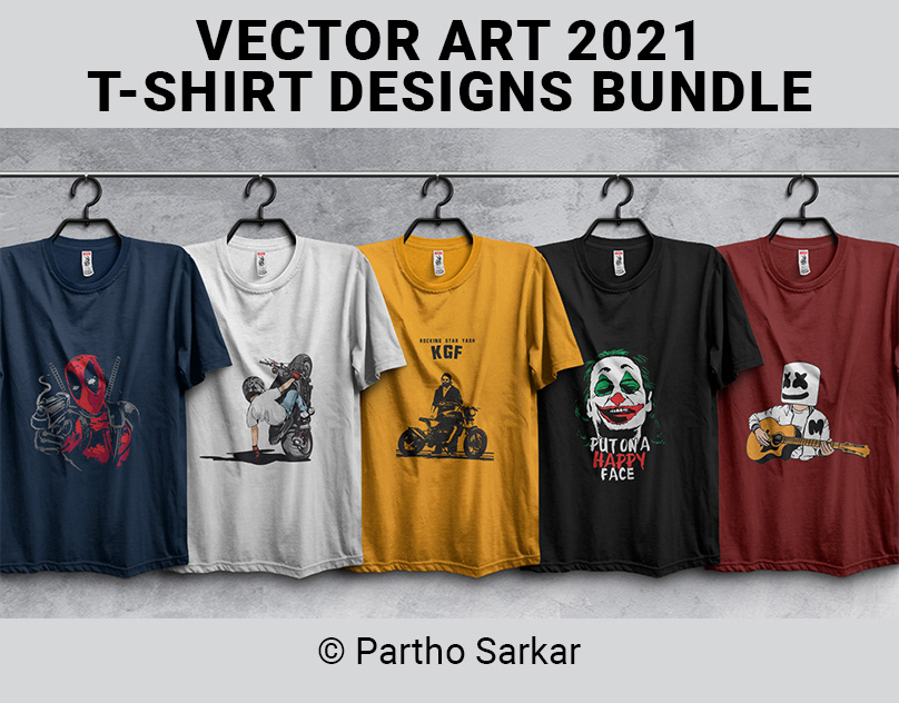 Custom Typography Illustration T-shirt Design 