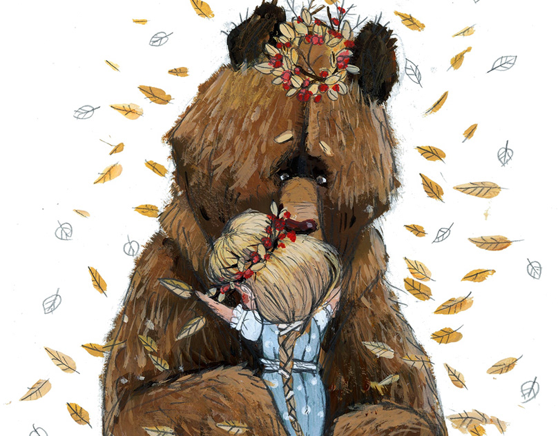 медведь,объятия,девочка,иллюстрация,русская,bear,hugs,girl,ILLUSTRATION ,ru...