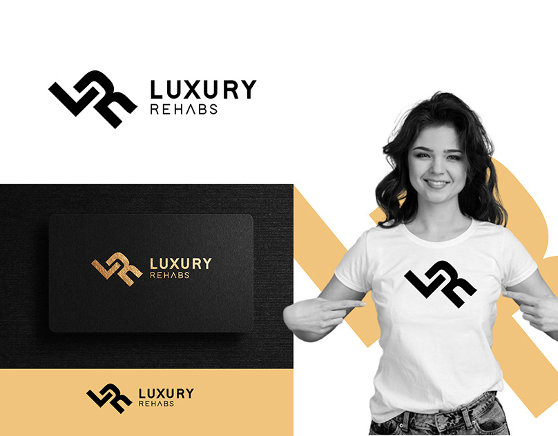 I will do minimalist modern luxury business logo design