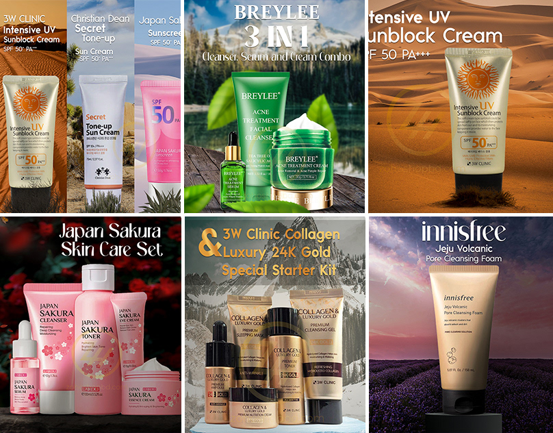 Cosmetics Product Social Media Ad Design
