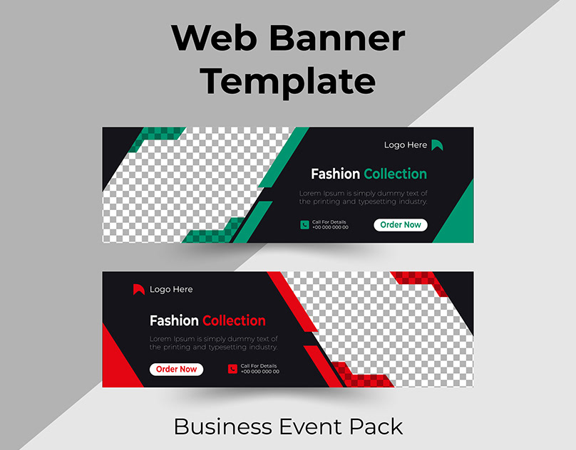 Modern Web banner Design