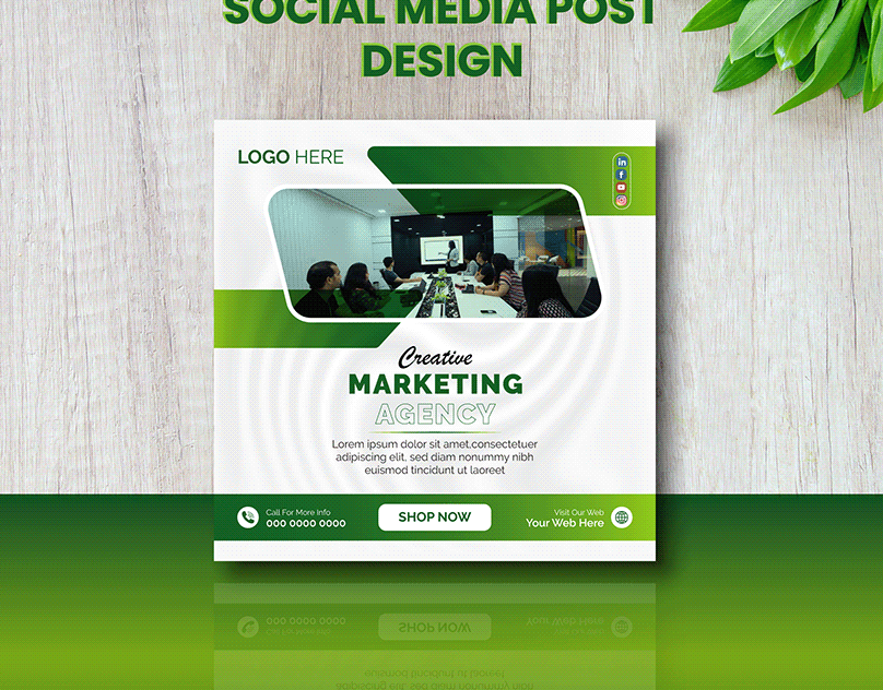 Provide Creative Social Media Design From US$20