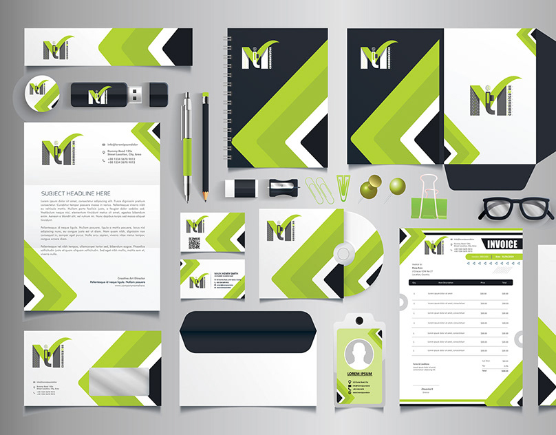 Business Card, Letterhead & Stationery Items