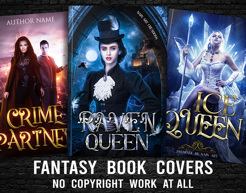 I will design fantasy, romance, dark fantasy, horror, thriller or any genre book cover design