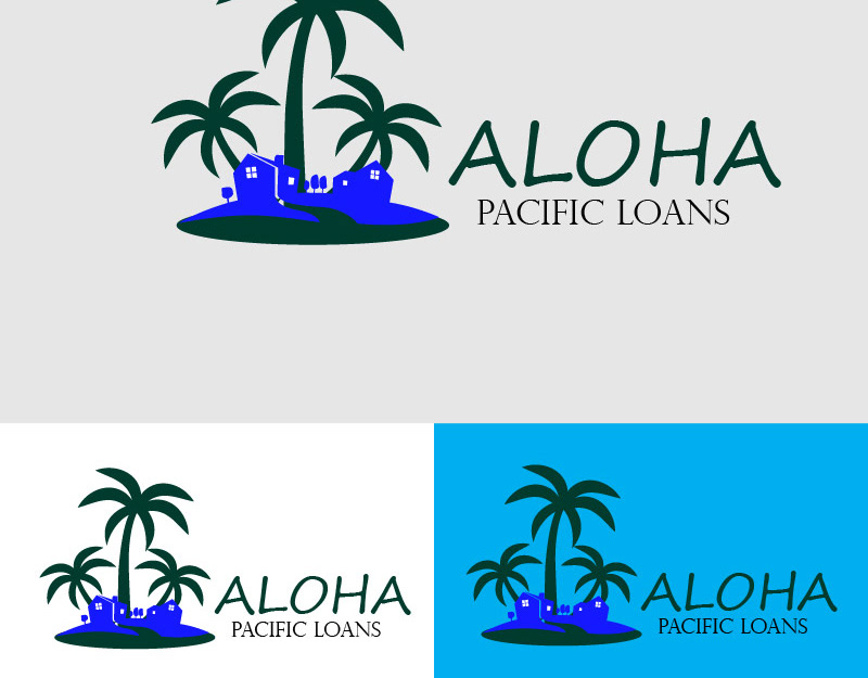 A real state logo design Based in ALOHA.