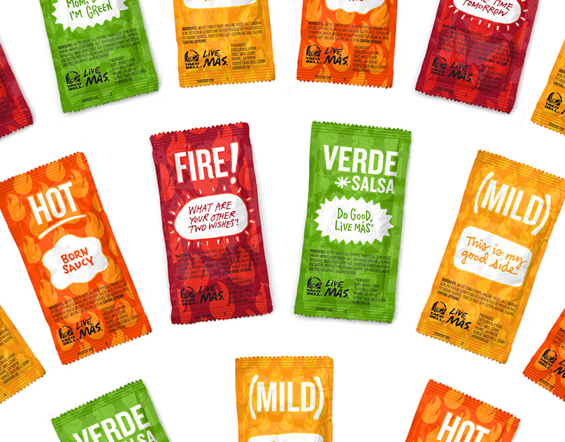 Taco Bell Sauce Packet Redesign.