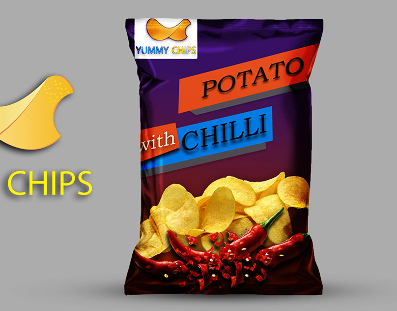 7. chips bag design. 