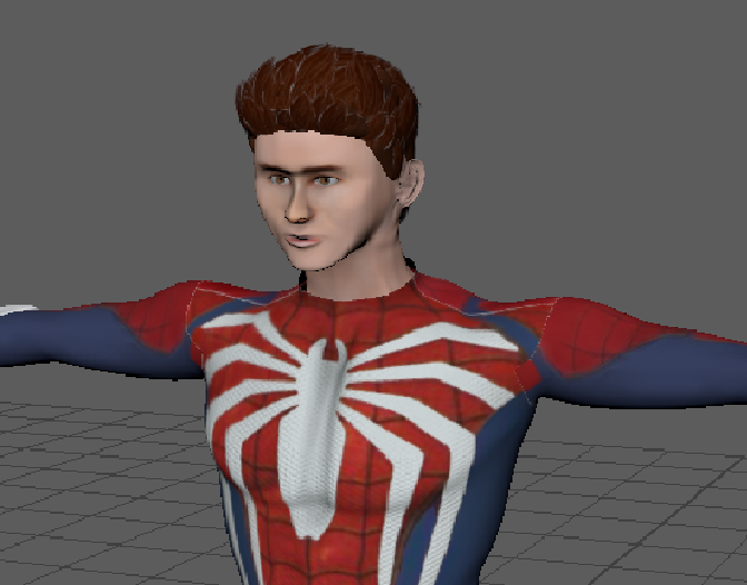 Spiderman ps4 model.