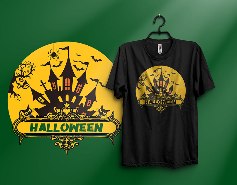 Halloween T shirt Design 