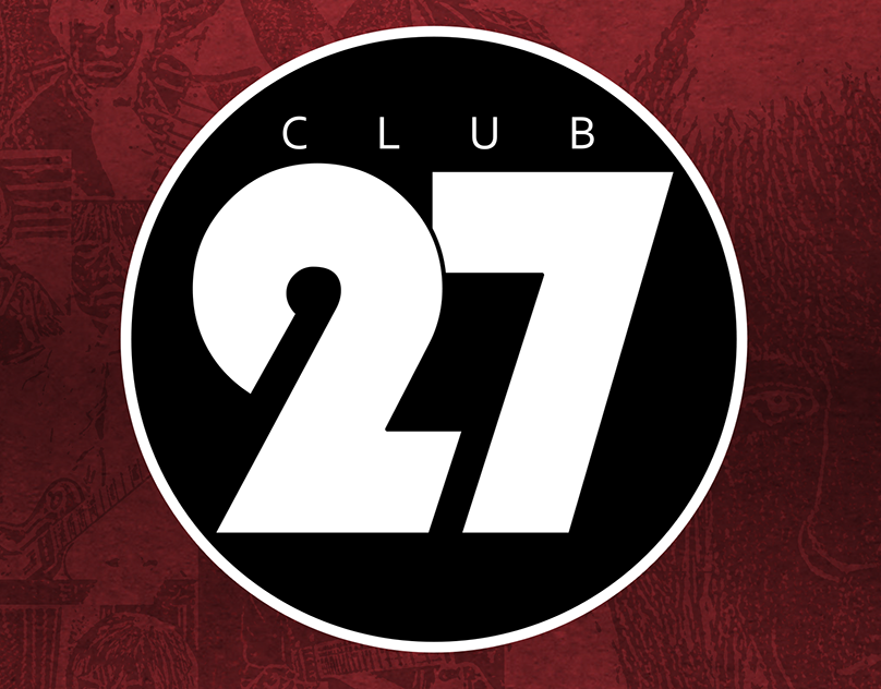 27 картинка. Клуб 27. Клуб 27 логотип. Книга клуб 27. Клуб 27 обои.