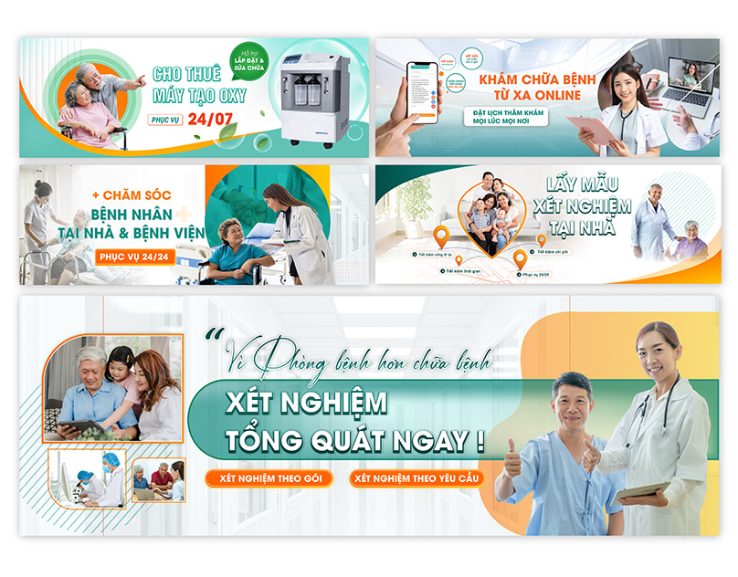 Medical website promotion banner