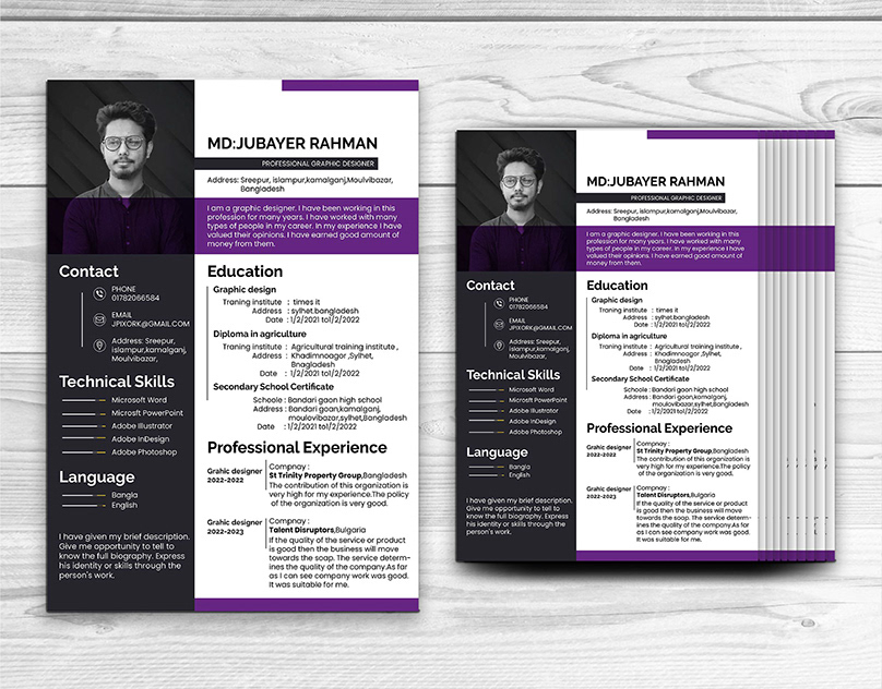 Resume/Cv design 