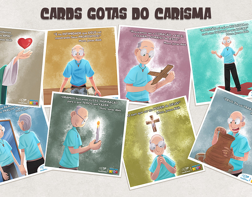 Cards Gotas do Carisma