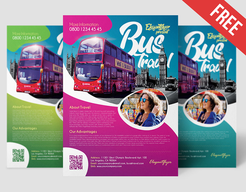 bus trip flyer templates free